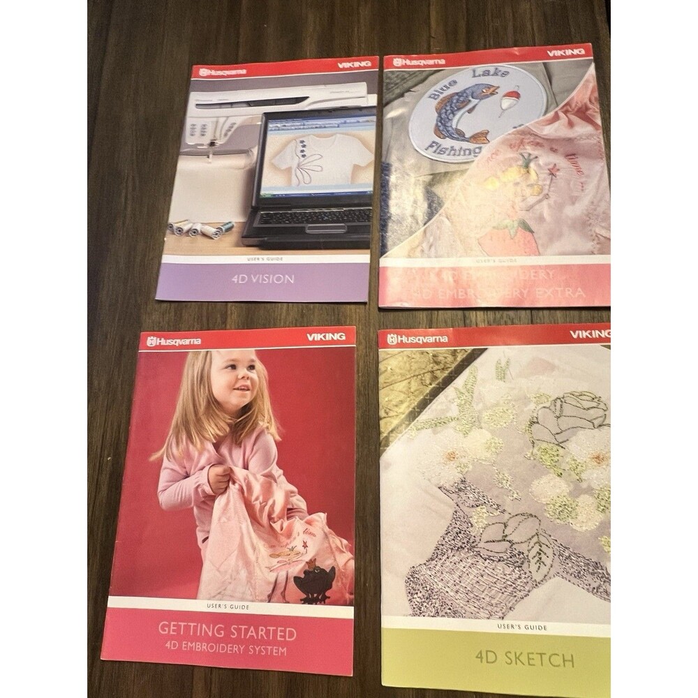 4 Operating Manual for Husqvarna Viking Sewing Embroidery Machine Manuals 4d